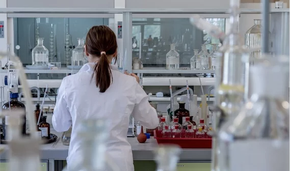 Immagine di un laboratorio chimico